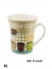 Coffee Print Mug Set (4ps) With Gift Box 350ml (12oz)